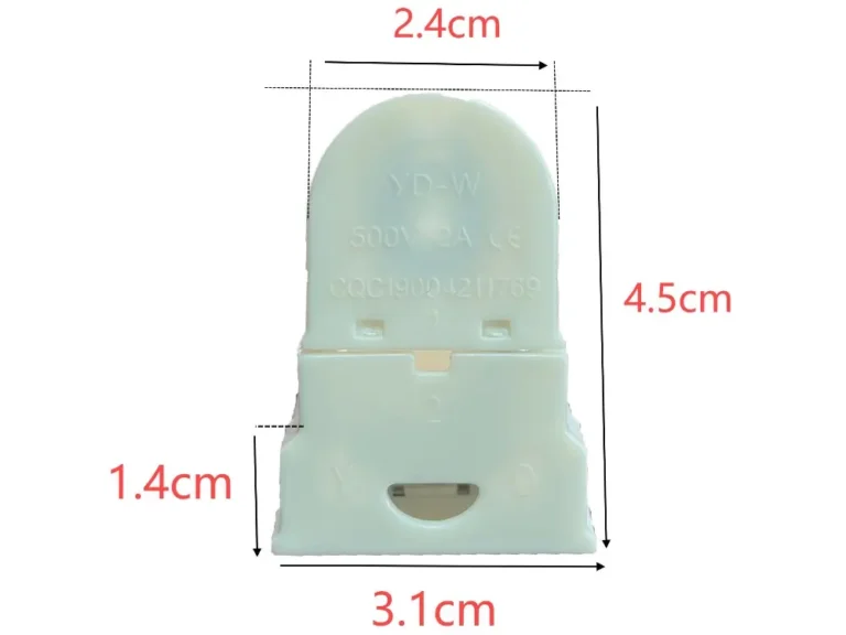 Economy Pull Fold White Head Single Tube Without Cover 02 | China T8 LED Batten Fitting Wholesale Supplier